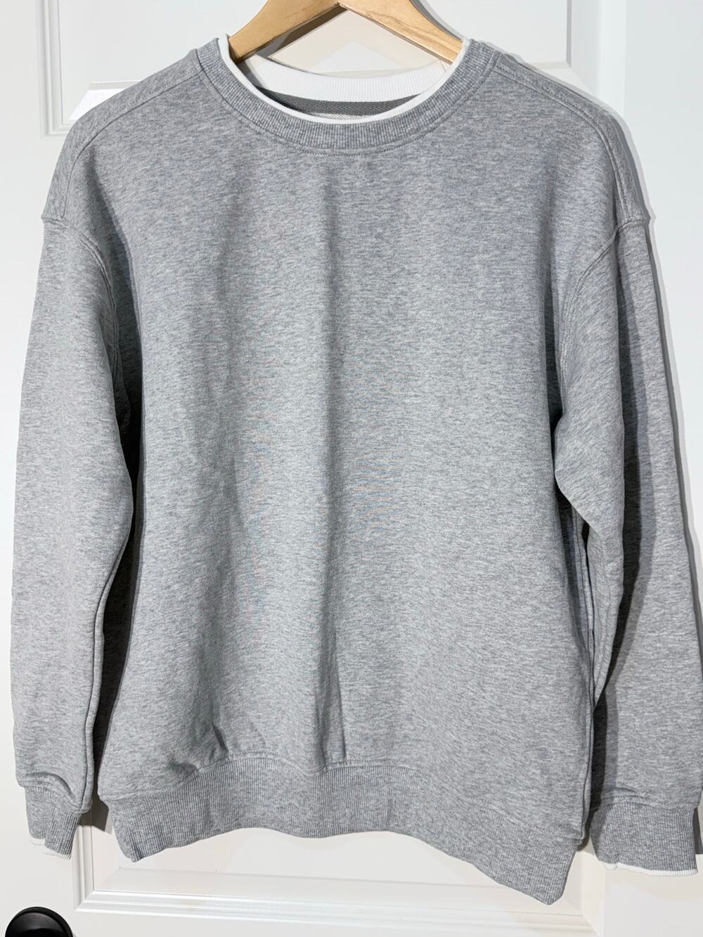 Goodfellow & Co Heather Gray Crewneck Sweatshirt, Women's Size S